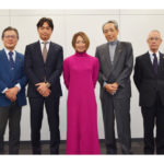 パラ・アスリートの中西選手と松永選手兼監督が日電協を訪問