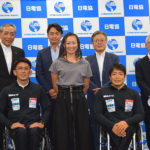 東京パラ 中西選手、生馬選手らが日電協を表敬訪問
