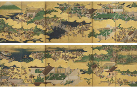 「平家物語図屏風」江戸時代前期 17世紀 岡田美術館蔵
