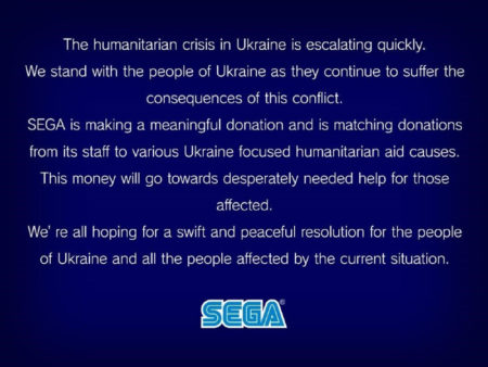 セガサミーグループ ウクライナにおける人道支援活動について 英文