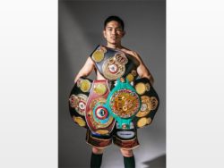 WBO世界スーパーフライ級王者・井岡一翔選手（志成ジム）