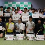 「ダイナムCUP中四国オープンスカッシュ選手権」開催、机選手がジュニア選手に特別指導