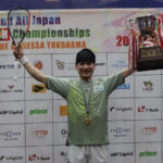 ダイナム所属机龍之介が3年連続、通算8度目の優勝、全日本スカッシュ選手権大会