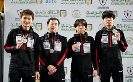 NEXUS フェンシングワールドカップ カイロ 男子フルーレ日本チーム