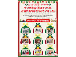 ユーコーラッキーの募玉・募コイン活動に8万玉以上が寄せられる、9つの児童養護施設にクリスマスプレゼント
