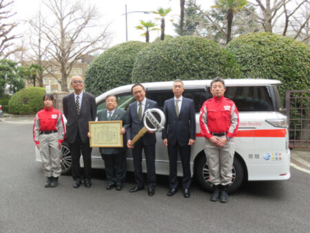 神奈川県遊協_日本赤十字社_災害救援車寄贈_2