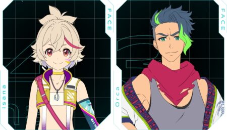 新キャラクターのイサナとオルカ