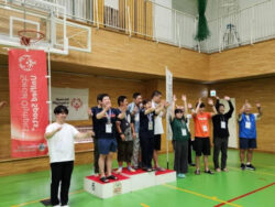 アサヒディード社員、スペシャルオリンピックス競泳競技会をボランティア支援