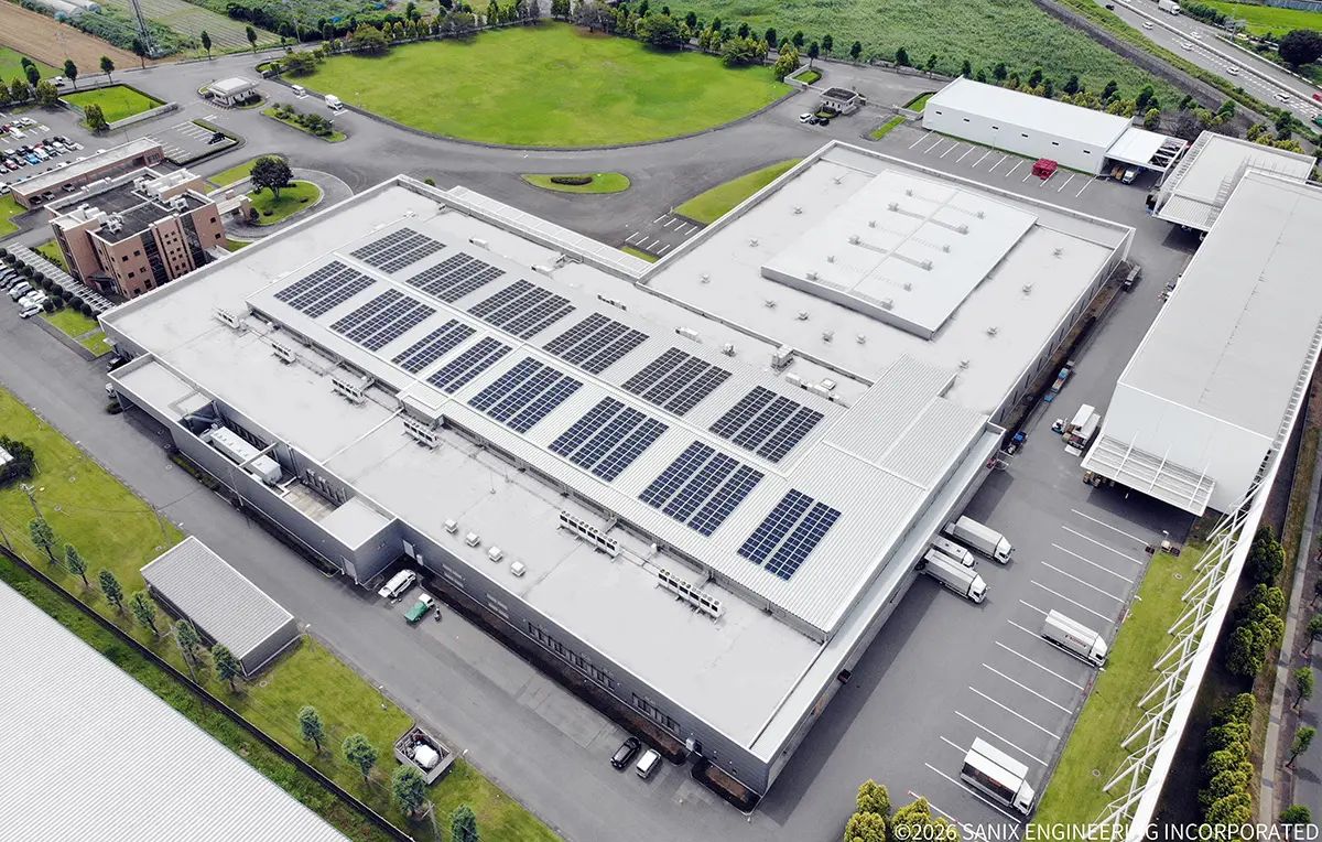 三和工場の太陽光発電システム